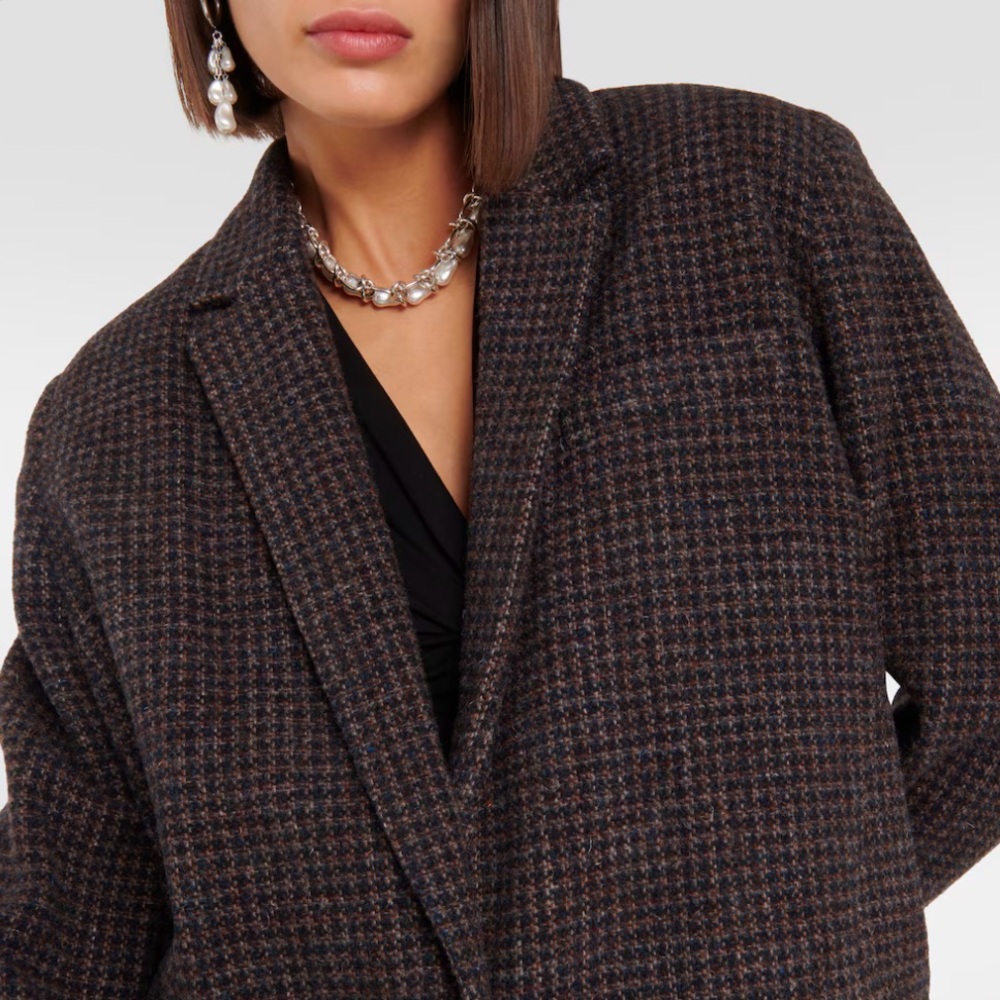 Marant Etoile never worn Cikaito wool blazer - shoulder pads removed- sz36 - Picture 3 of 9